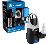 Насос дренажный DEKO DWP-950P грязевая, поплавок, 220В, 950 Вт, пластик 083-2023