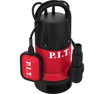 Насос дренажный электрический P.I.T. 900 Вт, грязная вода, напор 10 м, 250 л/мин, ударопрочный пластик PSW900-W