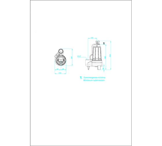 Погружной насос Dreno Pompe ALPHA V 4 M/G 2000260