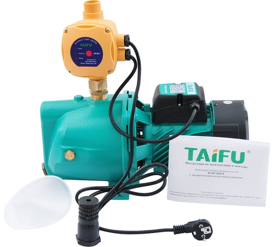 Насосная станция с контроллером давления TPC-10 TAIFU ATJET100A-E 1