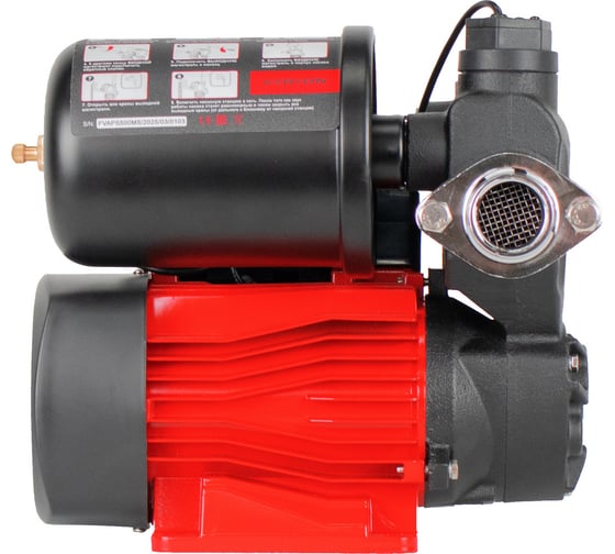 Насосная станция Verton AQUA APS500MS 500Вт, 50л/мин, 2л, гл. 9м, H 38м, вых. 1, 2.4 бар, дисплей 01.13297.24099