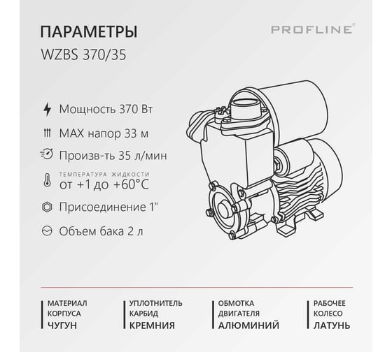 Насосная станция WZBS 370/35 PROFLINE УТ-00048745