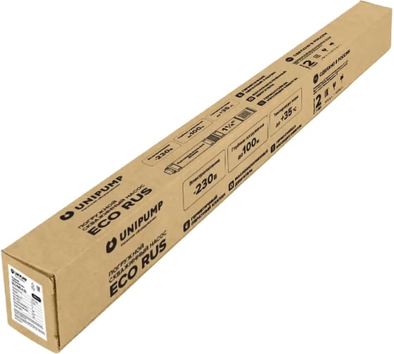 Погружной скважинный насос UNIPUMP ECO RUS 4-110 (2,8 кВт, 1 м) 87738