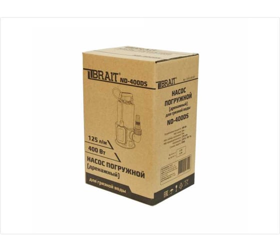 Насос дренажный погружной BRAIT ND-400DS 23.01.150.077