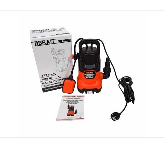 Насос дренажный погружной BRAIT ND-900D 23.01.147.077