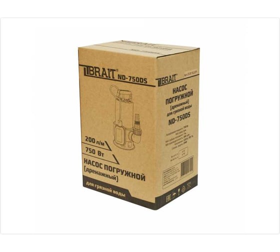 Насос дренажный погружной BRAIT ND-750DS 23.01.152.077