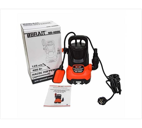 Насос дренажный погружной BRAIT ND-400D 23.01.144.077
