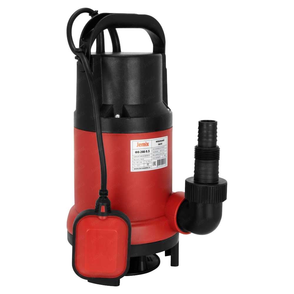 Фекальный насос JEMIX ФН-125-5 GS-400 88407 - выгодная цена, отзывы ...