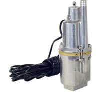 Насос вибрационный погружной для скважин и глубоких колодцев ViEiR верхний забор, 25м, глубокий VER60-25