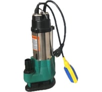 Фекальный насос для агрессивных сточных вод ViEiR 400Вт, нержавеющий корпус, с режущим ножом, напор 8.5м, 116л/мин VRBG400