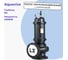 Насос канализационный AQUAVIVA LX 80WQ40-16-4(380V, 40m3/h_16m, 4kW) с агитатором 67396 2