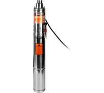 Насос скважинный винтовой Gramex SP-370/3-20, 370 Вт, 75 мм, напор 77 м, подключение 1", кабель 20 м, 027395