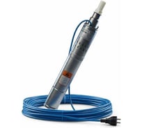 Насос скважинный погружной винтовой Drauflos 3 дюйма, 1800 л/ч, напор 80 м, кабель 30 м с евровилкой, патрубок 1 дюйм HPW3-1.8-80-30