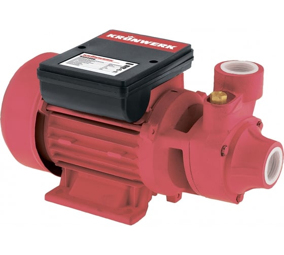 Садовый поверхностный насос KRONWERK KGP400E, 400 Вт, 2000 л/ч, подъем 25 м, чугун 97205 1