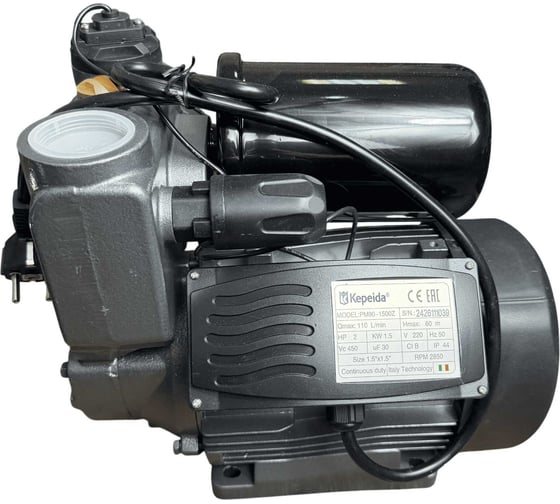 Насос вихревой для повышения давления TORNERI PM90-1500Z Kepeida Т030383