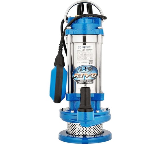 Насос погружной универсальный для чистой воды AQUARIO ADS 4-15 RIVO 1415
