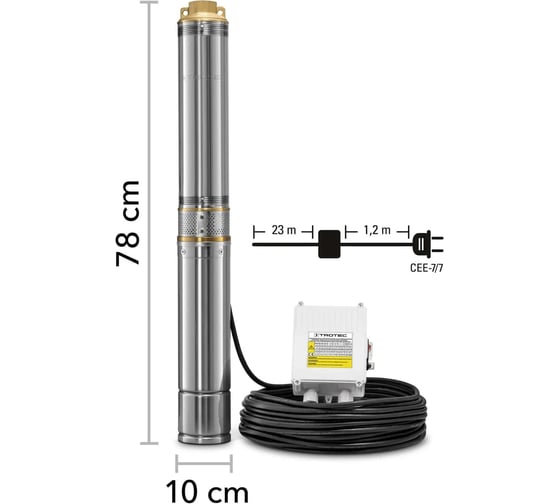 Глубинный насос TROTEC TDP5500E 4610000210