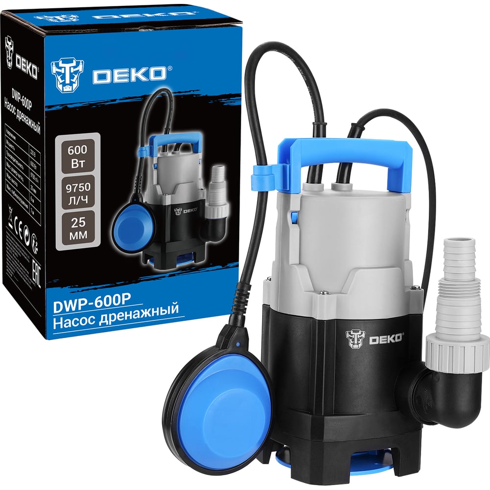 Дренажный насос DEKO DWP-600P 076-0519 - выгодная цена, отзывы ...