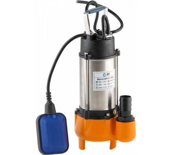 Фекальный насос AV Engineering Marvel 800 FE 250/10 AVE118M07 1