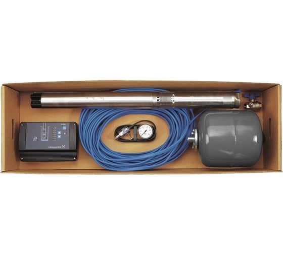Пакет для водоснабжения Grundfos SQE 2-85 с прибором CU301, кабель 60 м НС-0026982