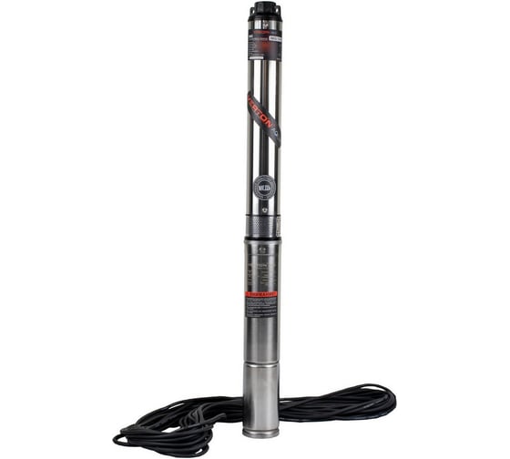 Скважинный многоступенчатый насос VERTON DW50/370V (370Вт,Qmax 35л/мин,Hmax 50м,d насоса 76мм, верх.забор) 01.13295.13322