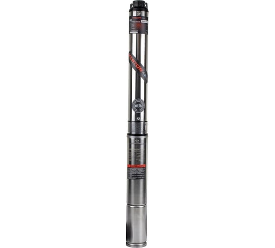 Скважинный многоступенчатый насос VERTON DW50/370V (370Вт,Qmax 35л/мин,Hmax 50м,d насоса 76мм, верх.забор) 01.13295.13322