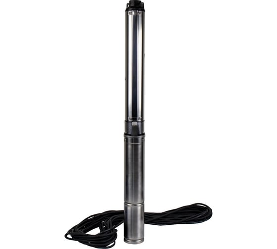 Скважинный многоступенчатый насос VERTON DW50/370V (370Вт,Qmax 35л/мин,Hmax 50м,d насоса 76мм, верх.забор) 01.13295.13322