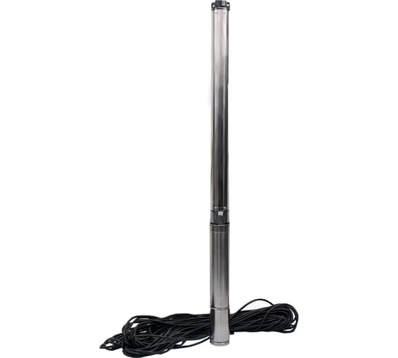 Скважинный многоступенчатый насос VERTON DW105/750V (750Вт,Qmax 35л/мин,Hmax 105м,d насоса 76мм,верх.забор) 01.13295.13325