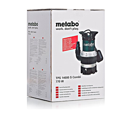 Дренажный насос Metabo TPS 14000 S Combi 0251400000