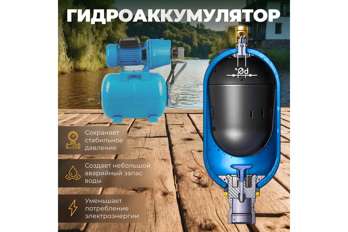 Насосная станция DGM BP-1500 - выгодная цена, отзывы, характеристики, фото  - купить в Москве и РФ