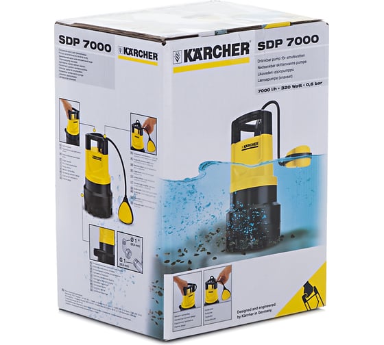 Погружной дренажный насос Karcher SDP 7000 1.645-115