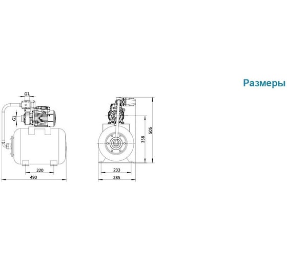 Насосная станция LEO Apm 37 A5 1022