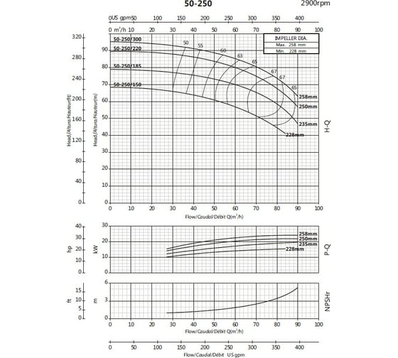 Моноблочный фланцевый насосный агрегат Purity PSTC 50-250/185 100580141
