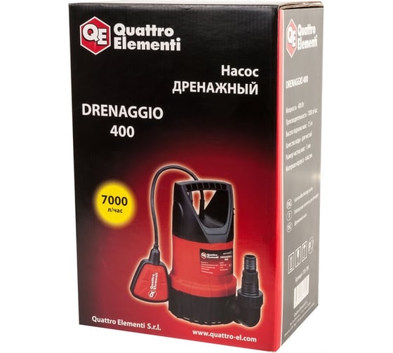 Дренажный насос QUATTRO ELEMENTI Drenaggio 400 770-704