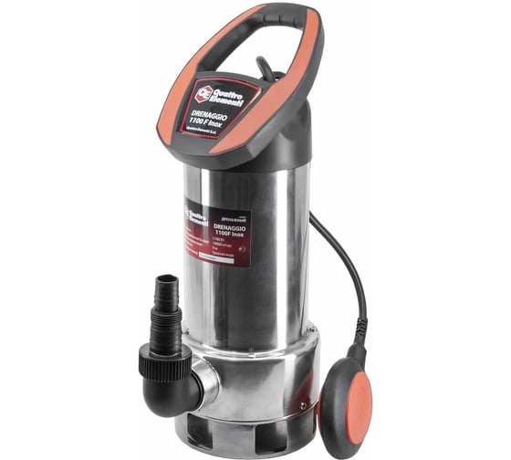 Дренажный насос QUATTRO ELEMENTI Drenaggio 1100 F Inox 770-742