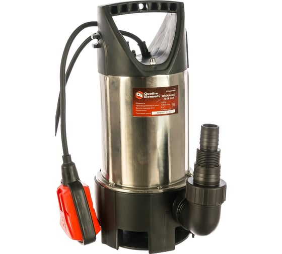 Дренажный насос QUATTRO ELEMENTI Drenaggio 750 F Inox 770-728