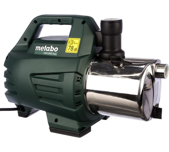 Самовсасывающий насос Metabo HWA 6000 Inox 600980000 1