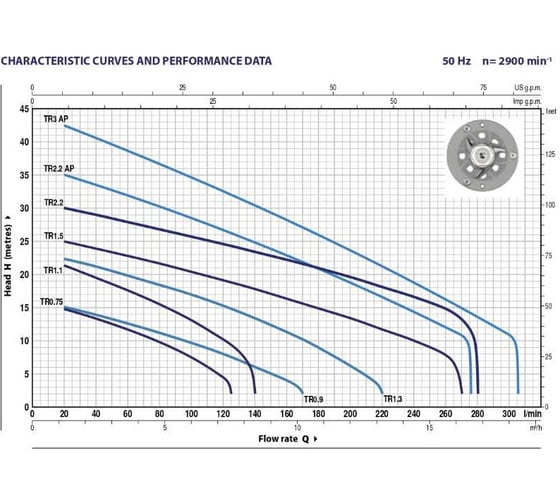 Насос PEDROLLO TRITUS TRm 2,2 AP 48SHT9803A1