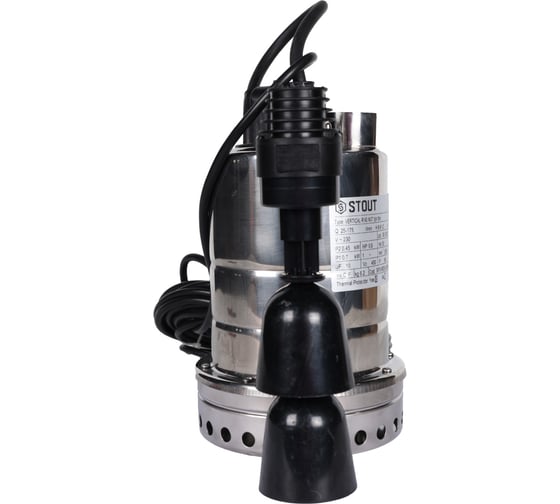 Дренажный насос с вертикальным поплавком STOUT Spd-0003-200450 RG0091CN918568
