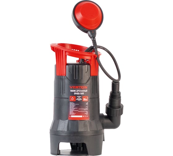 Дренажный насос для грязной воды VERTON AQUA DP400/35PE 01.14140.14153
