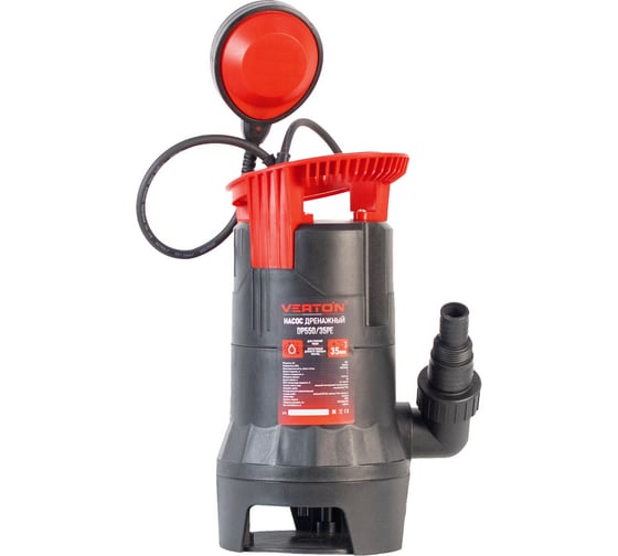 Дренажный насос для грязной воды VERTON AQUA DP550/35PE 01.14140.14158