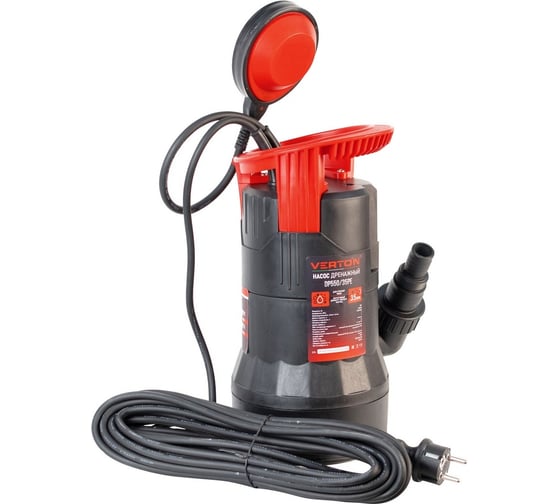 Дренажный насос для грязной воды VERTON AQUA DP550/35PE 01.14140.14158