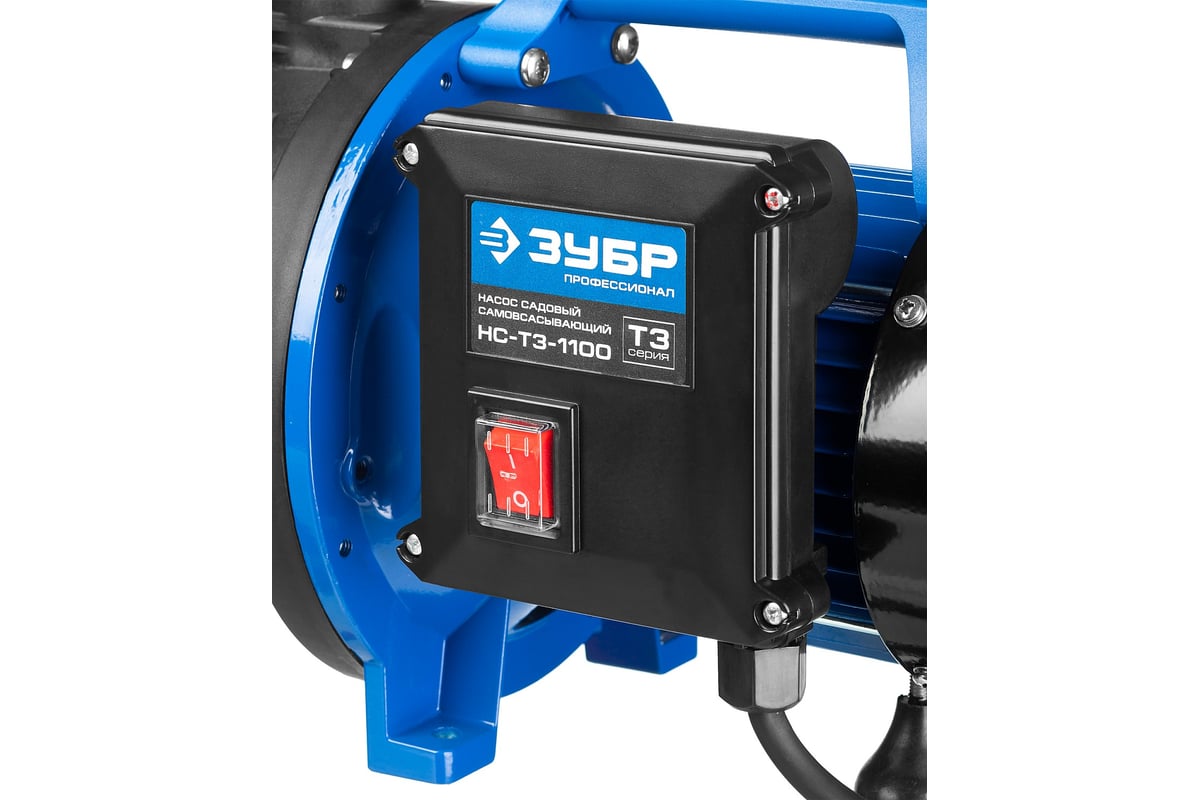 Поверхностный самовсасывающий насос Зубр Профессионал НС-Т3-1100 ...