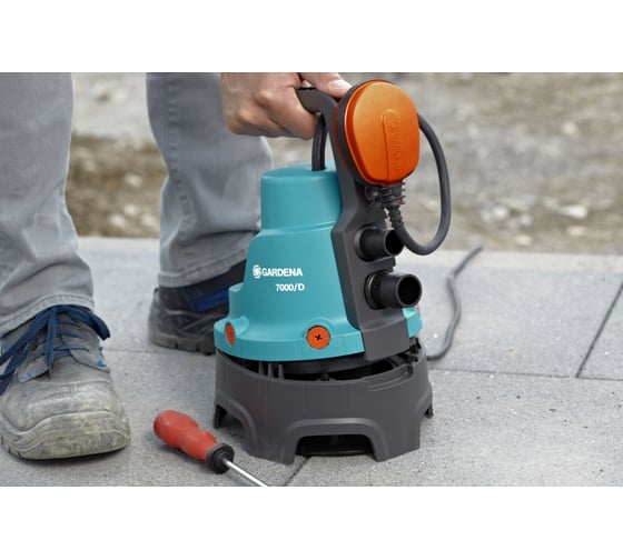 Дренажный насос для грязной воды Gardena 7000 D 01665-20.000.00