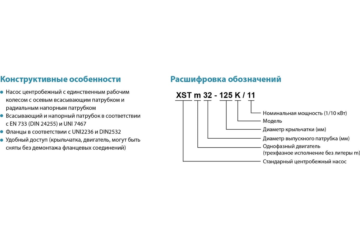 Центробежный моноблочный насос LEO XST 80-160/110 1856 - выгодная цена,  отзывы, характеристики, фото - купить в Москве и РФ