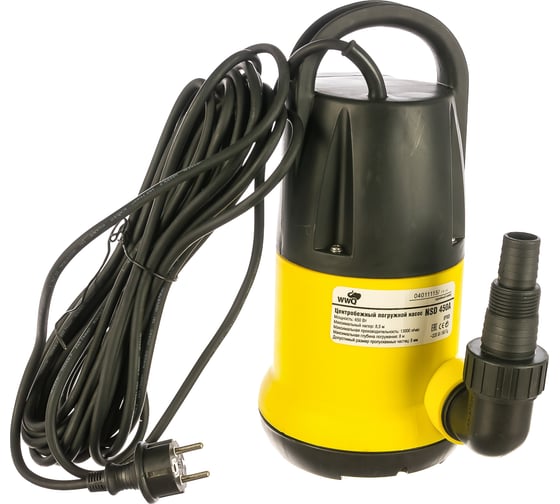 Дренажный насос для чистой воды WWQ NSD 450A