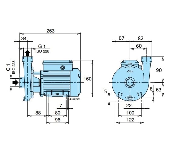 Насосный агрегат для загрязненной воды Calpeda CM 20E 230/50 Hz 100387773