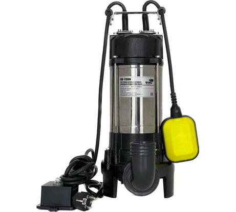 Дренажно-канализационный насос с режущим ножом WWQ NB-1100N