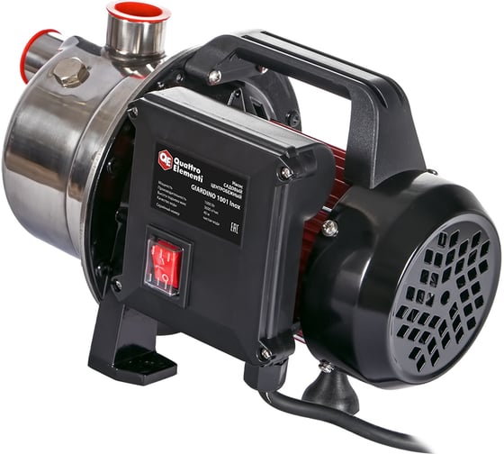 Садовый насос QUATTRO ELEMENTI Giardino 1001 Inox 910-195