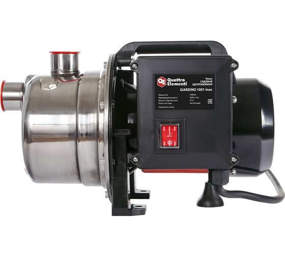 Садовый насос QUATTRO ELEMENTI Giardino 1001 Inox 910-195